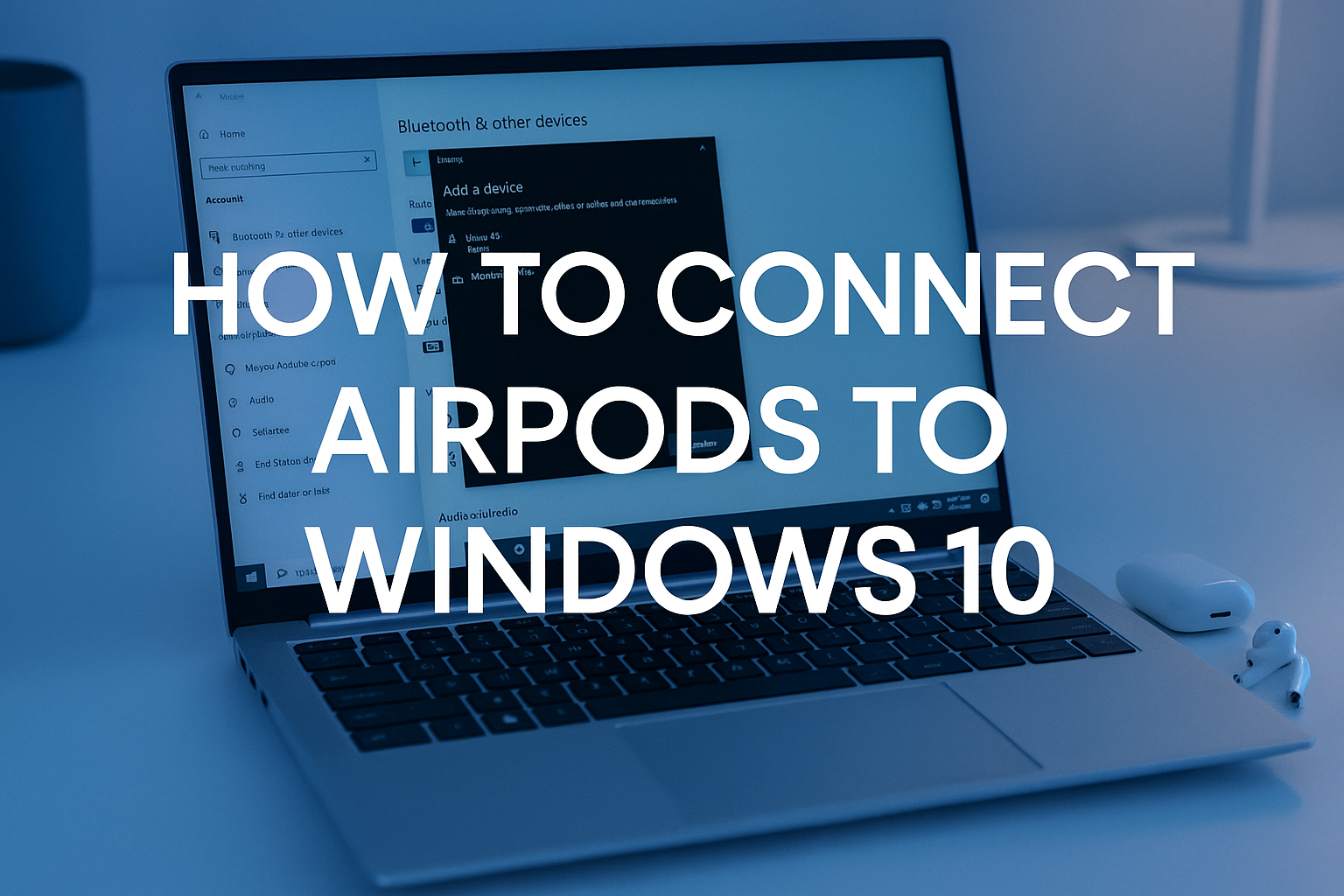 how to connect airpods to windows 10