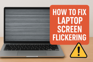 how to fix laptop screen flickering